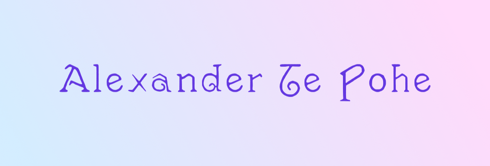 Header. Alexander Te Pohe.