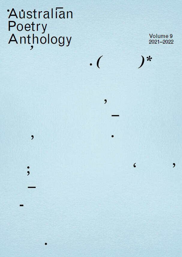 Book cover for Volume 9 of the Australian Poetry Anthology.